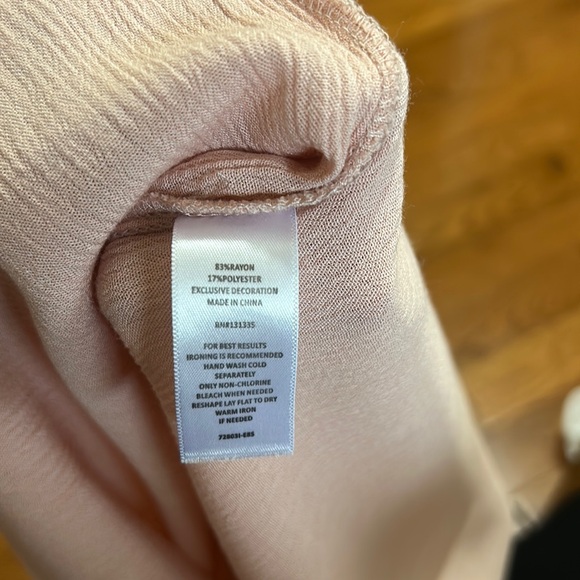 SOCIALITE PINK BLUSH ONE SHOULDER RAYON MIX TOP IN SIZE MEDIUM - Picture 8 of 8